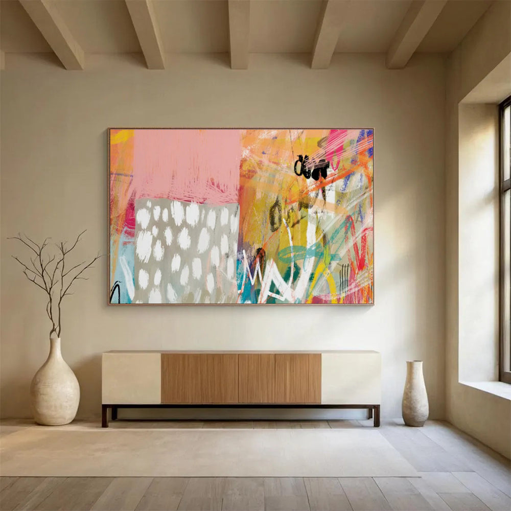 Ravishing Grand Abstract Mural for Hallway & Bedroom DKH198