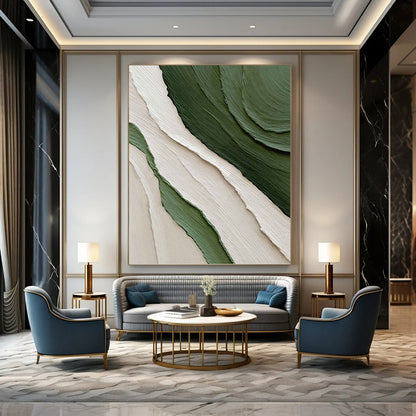 Massive Hand - Painted Textured Custom Abstract Art, for Office and Entryway DKH1481
