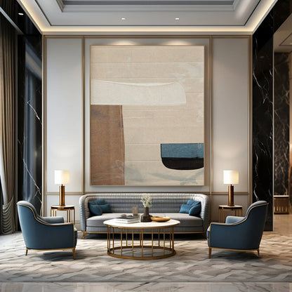 Big Custom Abstract Art: Handmade, Textured & Stylish DTP182