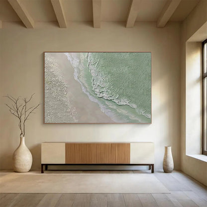 Textured Landscape Abstract - Natural Living Room or Office Art DLZ248