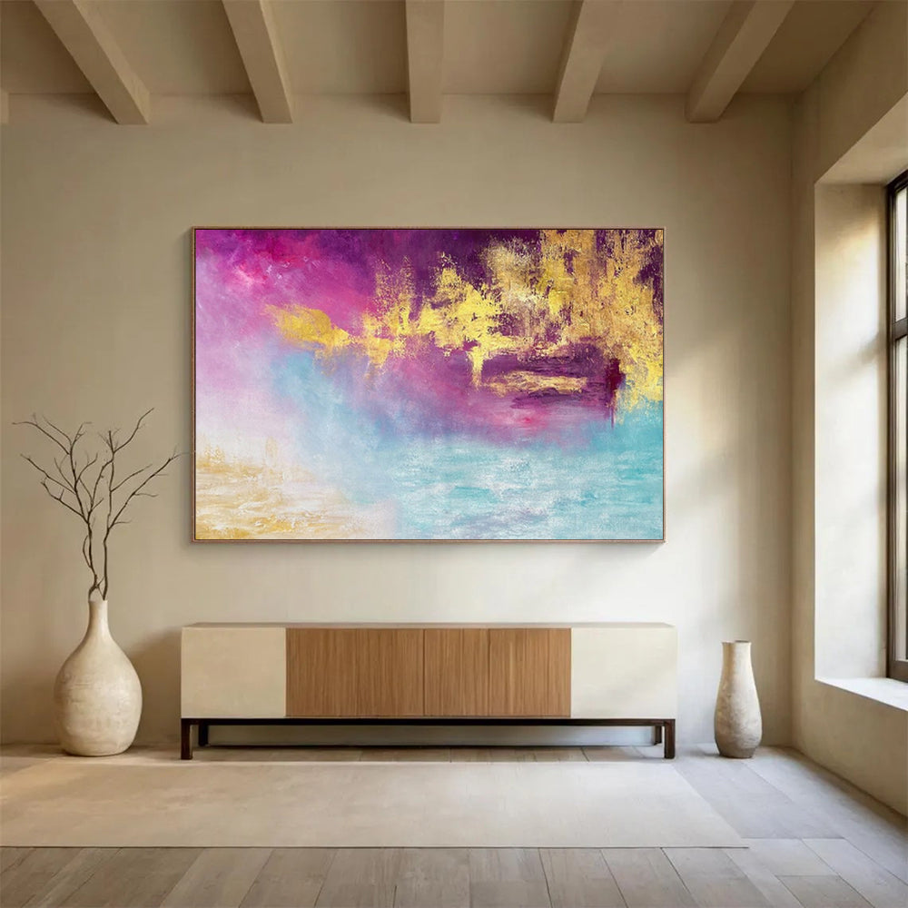 Big - Sized Custom Abstract Canvas for Waiting Room DKH015