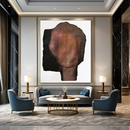 Enormous-Sized Hand-Painted Abstract Wall Installation for Living Room & Sunroom LargeART2227