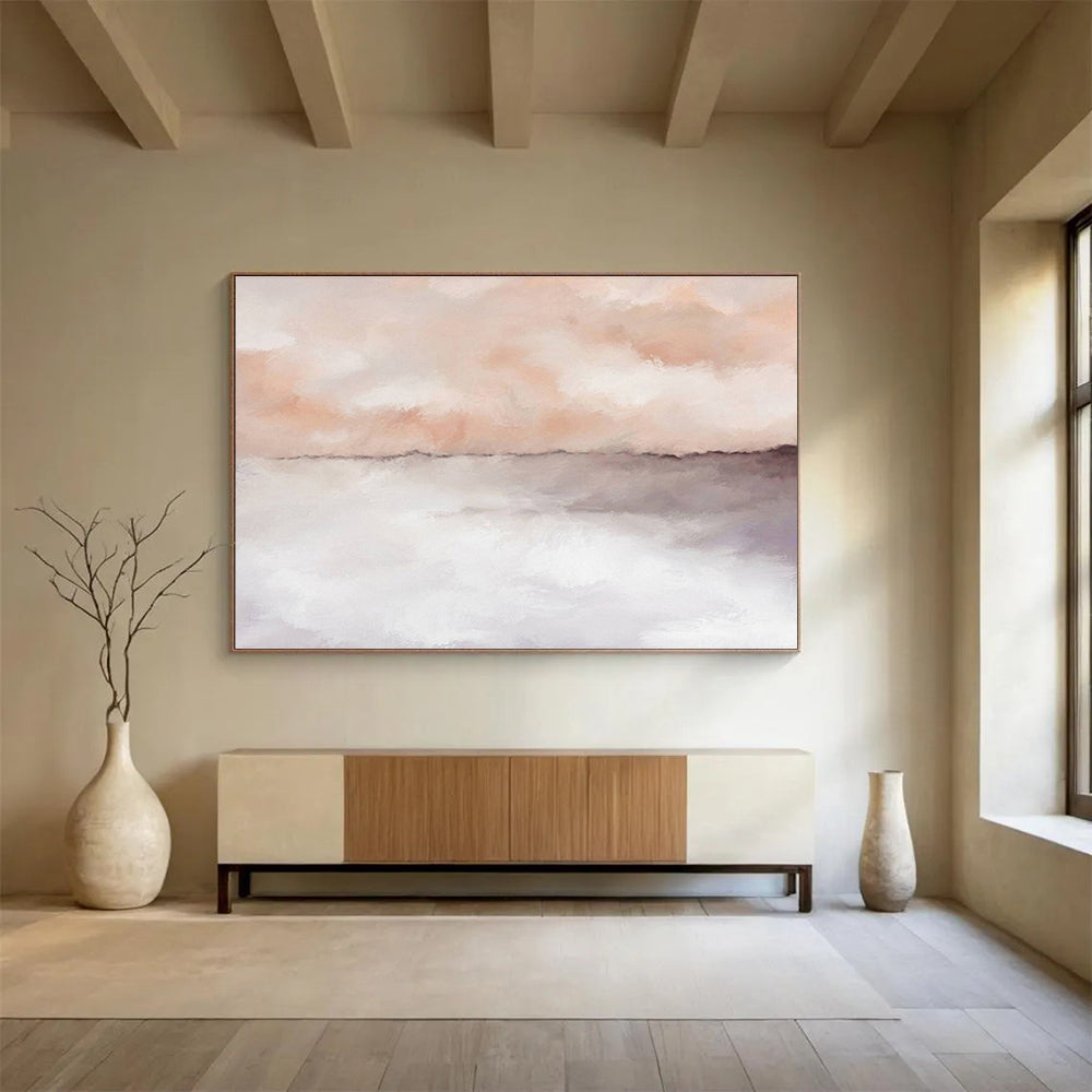 Grand - Scale Abstract Painting for Entryway & Office DKH418