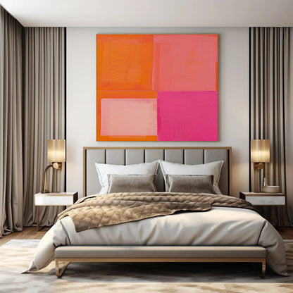 Hand-Painted Personalized Abstract Painting for Bedroom & Hotel LargeART1481