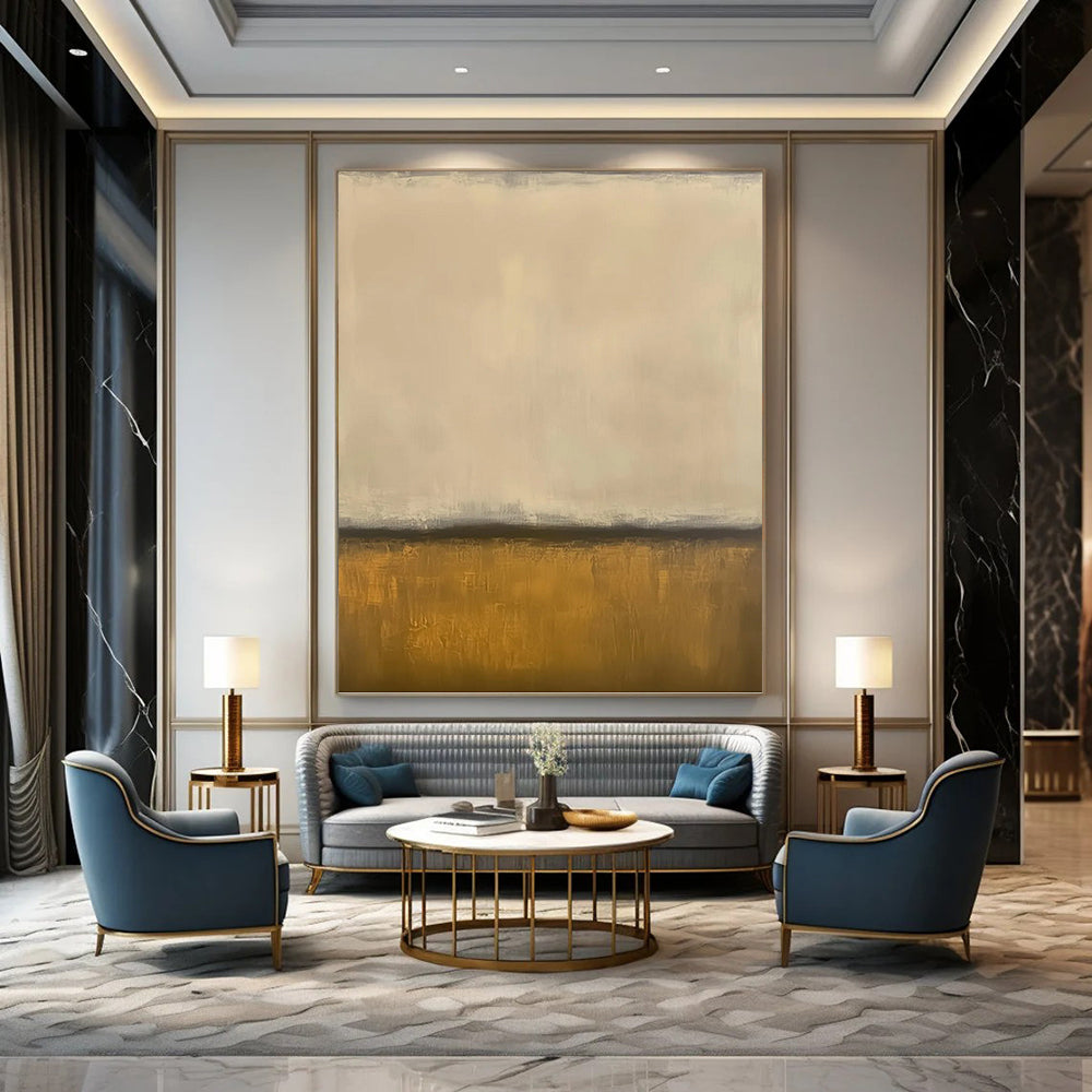 Exquisitely Gigantic Hand - Painted Textured Abstract Mural for Bar & Hotel DKH1238