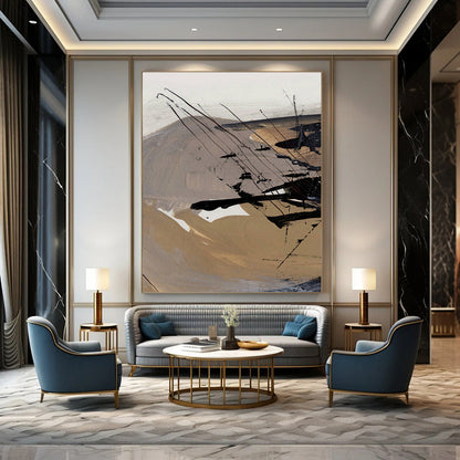 Custom Handmade Abstract Art: Big Sizes, Textured Styles for Any Decor DTP201