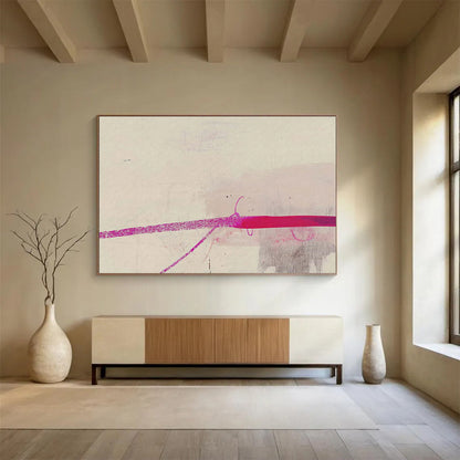 “Mystic Resonances” Giant Abstract Canvas for Bedroom & Entryway DKH279