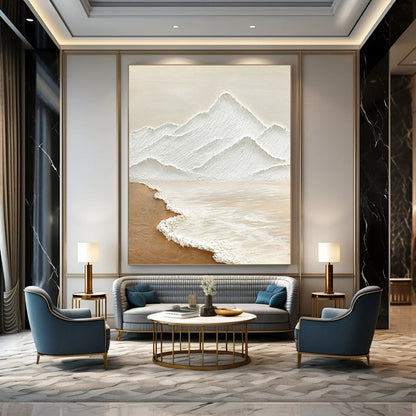 Hand-Painted Large-Scale Abstract Art: Textures for Bar & Hotel DTP273