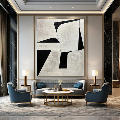 Designer - Driven Hand - Painted Textured Canvas Art for Dining Room & Hotel Lobby DKH1128