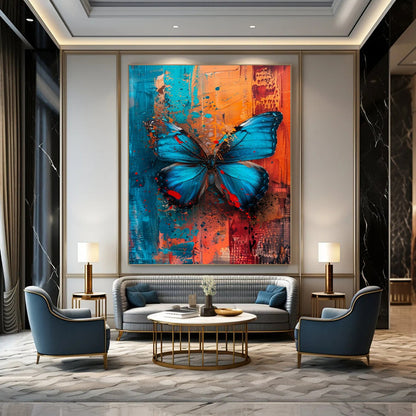 Immense Hand-Painted Abstract Wall Art for Living Room & Studio LargeART2194