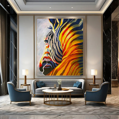 Large - Sized Cozy Hand - Painted Textured Abstract on Canvas for Living Room & Dining Room DKH1428