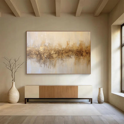 Massive Hand-Painted Abstract Canvases for Dining Room & Office LargeART1538