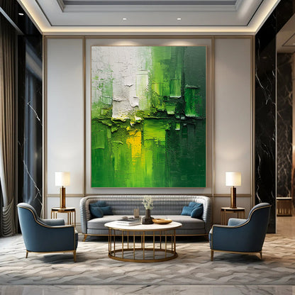 Grand Hand - Painted Custom Abstract Artwork for Dining Room and Entryway DTP003