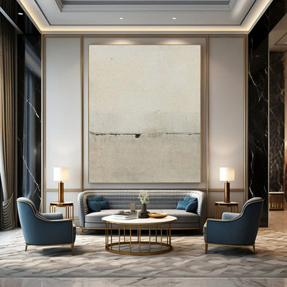 High - End Designer - Painted Textured Canvas Mural for Bar & Hotel Lobby DKH1122
