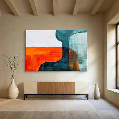 “Abstract Reveries” Oversized Abstract Mural for Hallway & Office DKH265