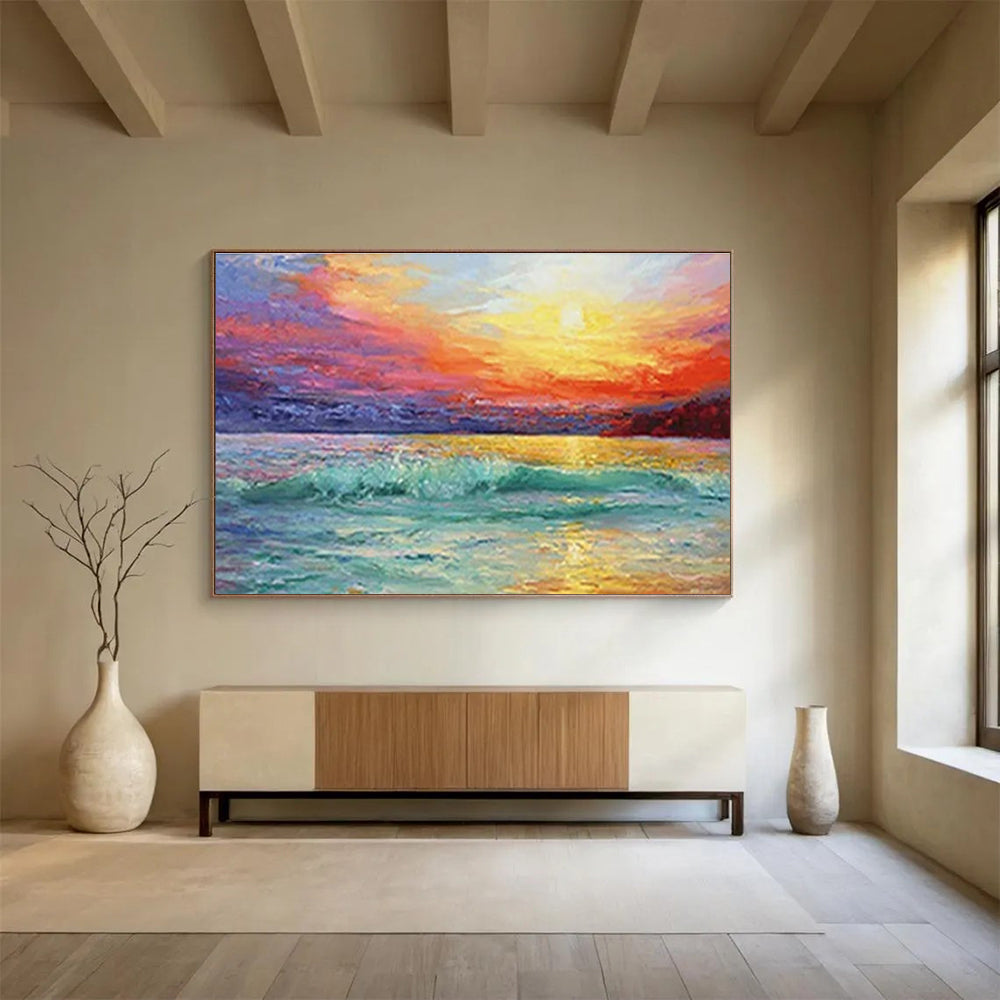 Stylish Large Abstract Artwork for Hallway & Entryway DKH892