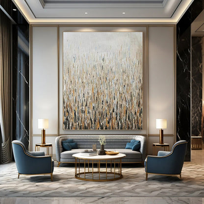 Colossal Hand-Painted Abstract Canvases for Bedroom & Office LargeART2295