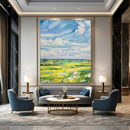 Handmade Textured Abstract Artwork for Living Room & Study LargeART2150