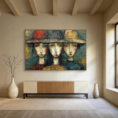 Handcrafted Textured Large Abstract Masterpiece for Artistic Spaces DKH763