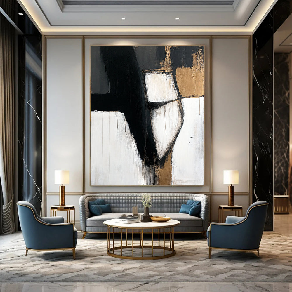 Contemporary abstract artwork featuring an ancient cross textured canvas with hand stitching in grey blue and beige tones minimalistic design. DLZ0946