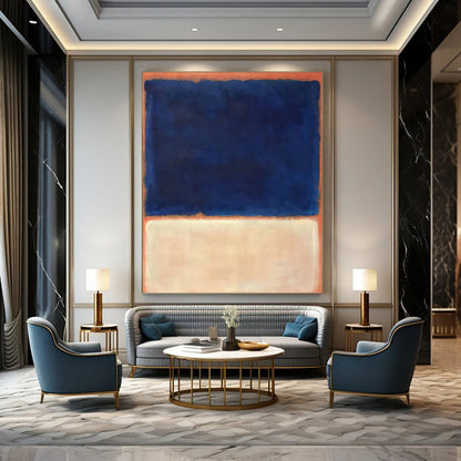 Extended - Sized Vertical Hand - Painted Textured Custom Abstract Saga (with Foliage Textures) for Bar and Hallway DKH1622