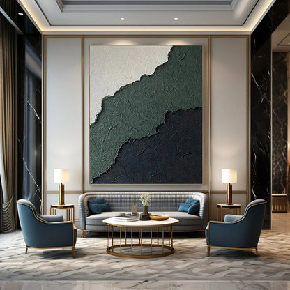 Gigantic Hand - Painted Textured Abstract Painting for Club & Lounge DKH1218
