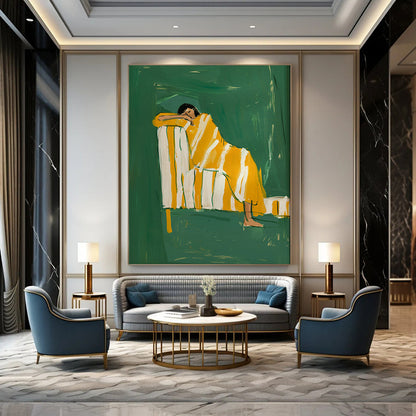 Modern & Minimalist Abstract Canvas Art for Office & Hotel LargeART2033