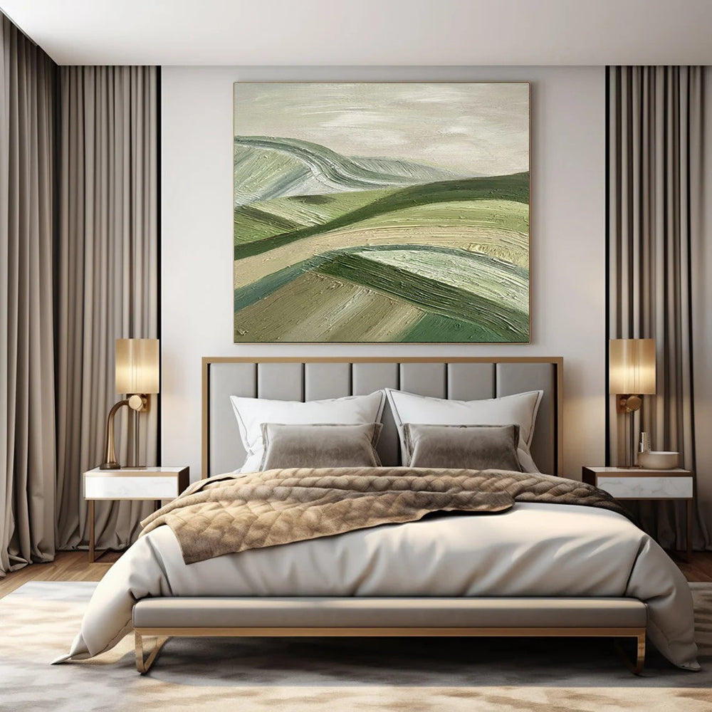 Custom Hand-Painted Abstract Painting for Office & Hotel Event Lawns LargeART1455