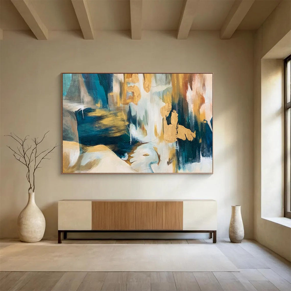 Striking Giant Abstract Wall Art for Hallway & Bar LargeART1636