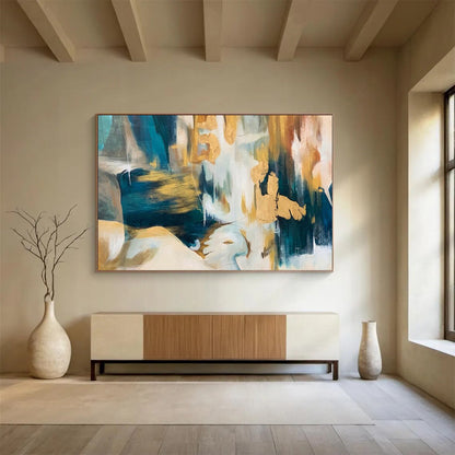Striking Giant Abstract Wall Art for Hallway & Bar LargeART1636