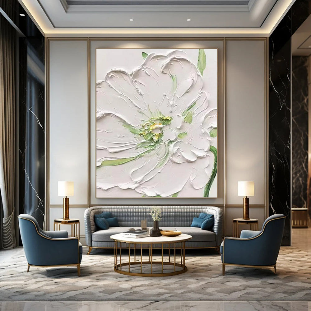 Enchanting Hand - Painted Textured Abstract on Canvas for Dining Room & Entryway DKH1398