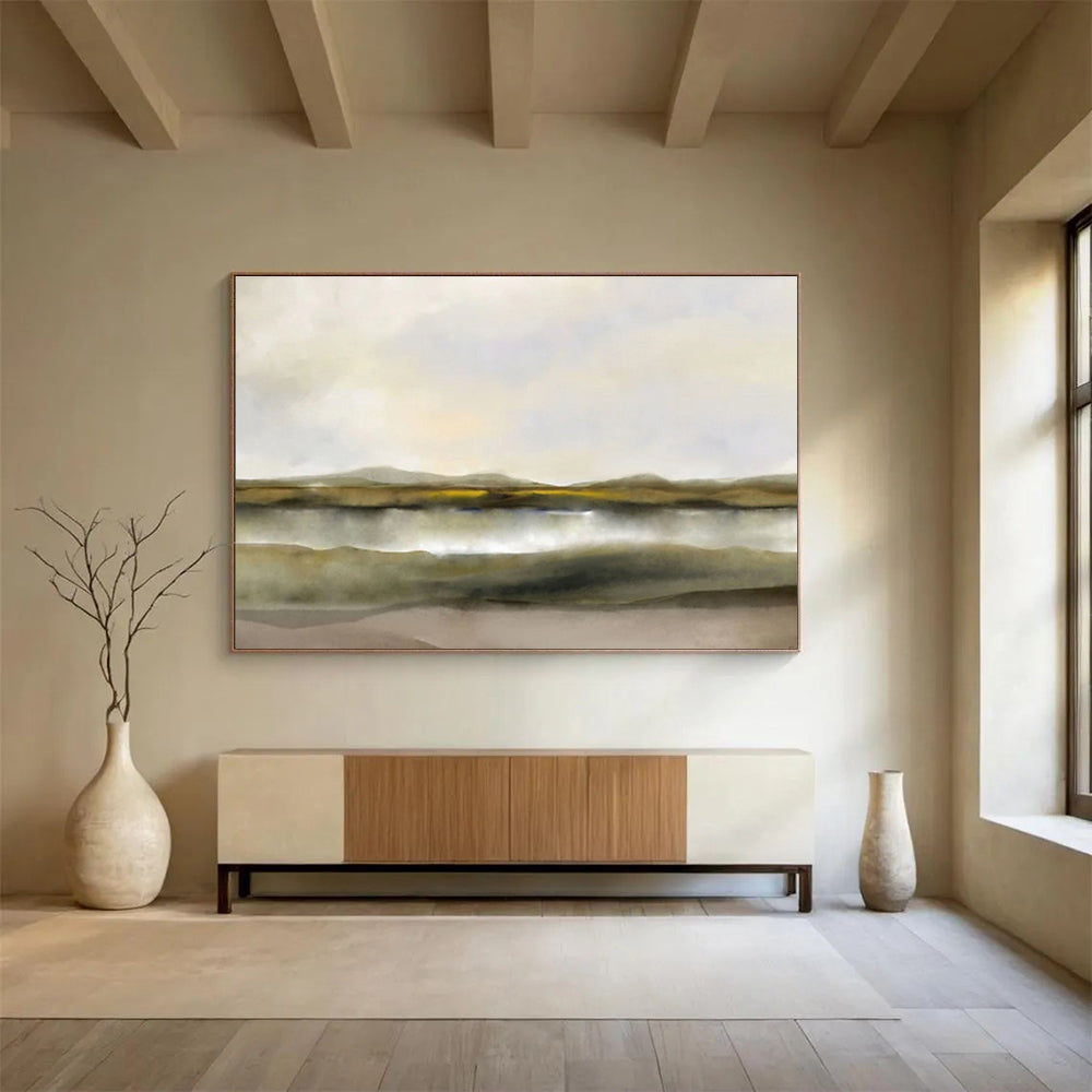 “Serene Visions” Large - Sized Abstract Painting for Office & Bedroom DKH356
