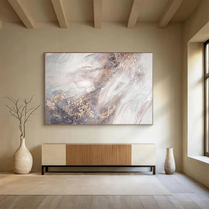 Fluid Abstract Canvas Art for Living Room & Dining Room LargeART1771