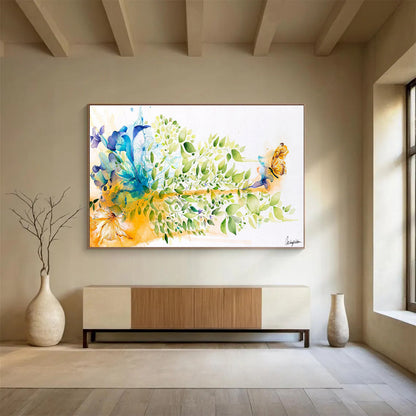 Giant Textured Abstract Wall Mural for Entryway & Bedroom DKH537