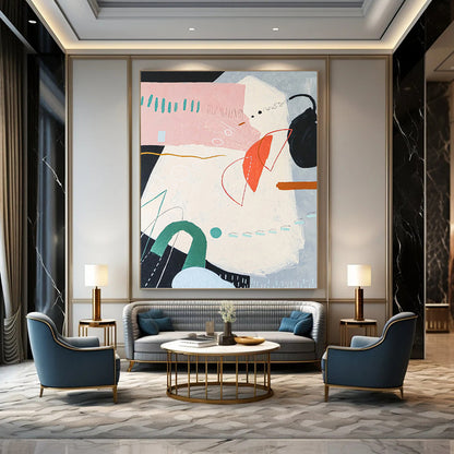 Dazzling Hand - Crafted Textured Canvas Painting for Bar & Living Room DKH1102