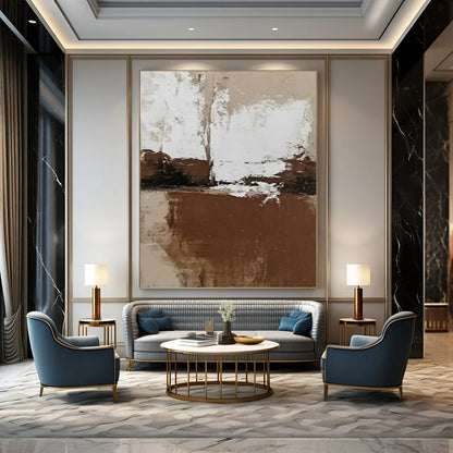 Bohemian Textured Abstract Artwork for Bedroom & Hallway DKH0975