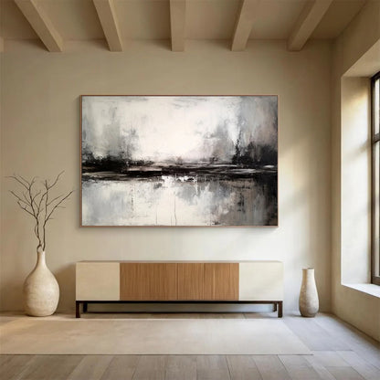 Oversized Abstract Mural for Hallway & Office DKH153
