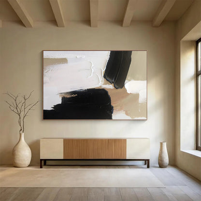 “Rhythmic Odyssey” Colossal Abstract Artwork for Dining Room & Bar DKH316