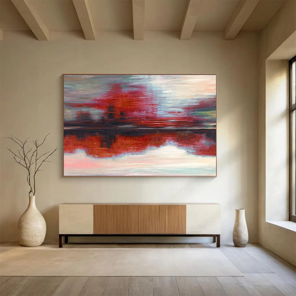 Large - Format Abstract Art for Office & Bedroom DKH384