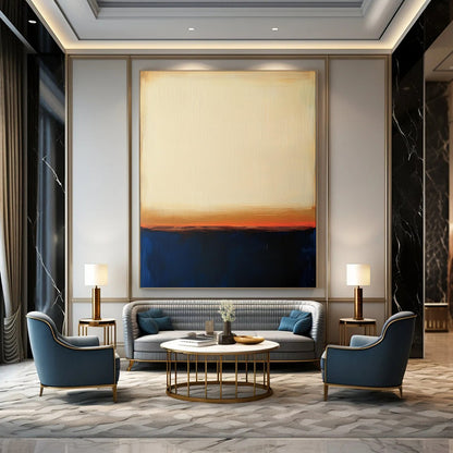 Energetic & Captivating Hand-Painted Personalized Abstract Painting for Living Room & Office LargeART1951