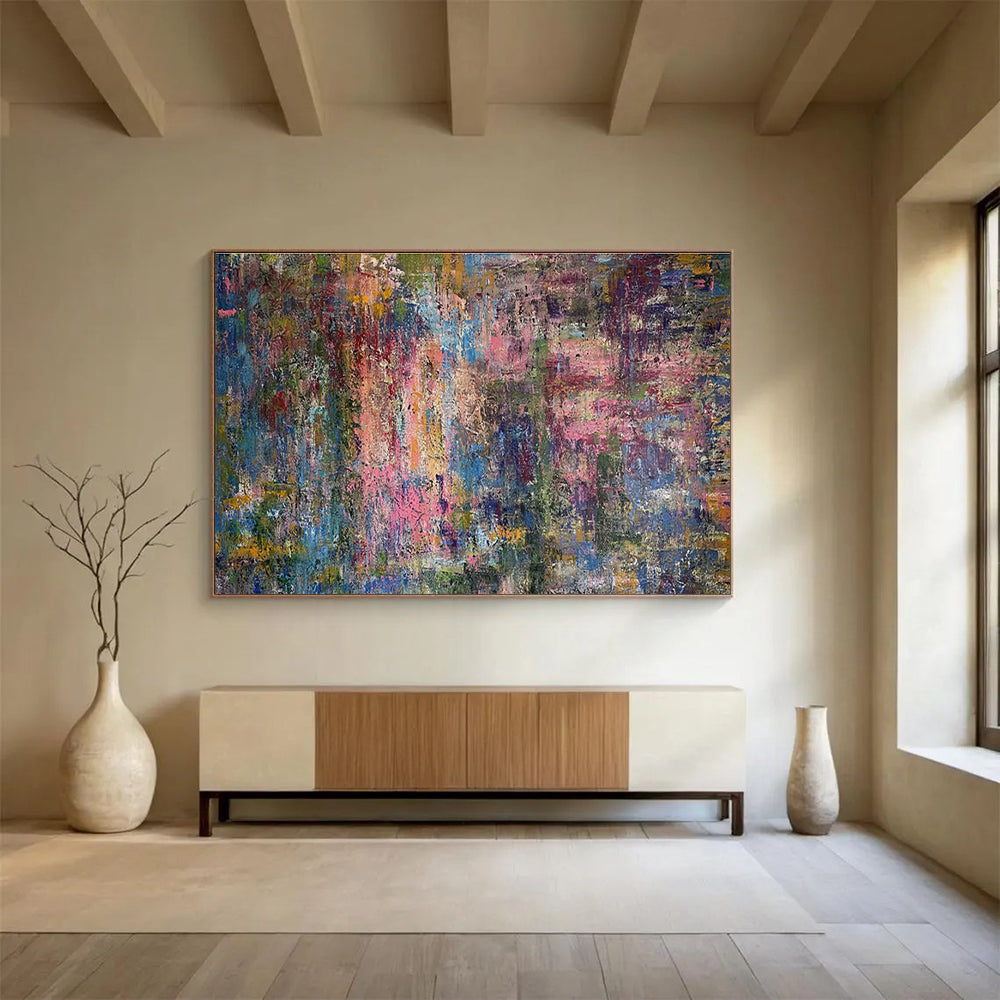 Immense Handmade Textured Abstract Painting for Space Enrichment DKH715