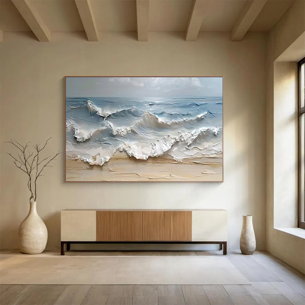 Immense Original Handmade Textured Abstract Painting for Sophisticated Interiors DKH796
