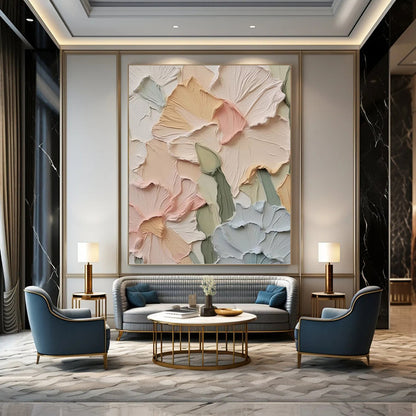 Mysterious Hand - Painted Textured Abstract on Canvas for Bedroom & Hallway DKH1393