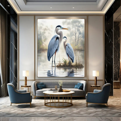 Hand-Painted Large-Scale Textured Abstract Wall Art for Bedroom & Spa LargeART2129