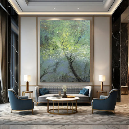 Large Custom Abstract Paintings: Textured Masterpieces for Living Room & Hallway DTP247