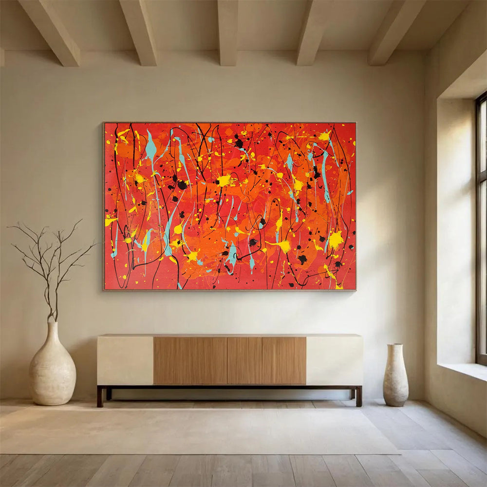 Stunning Grand - Sized Abstract Painting for Entryway & Hotel LargeART1725