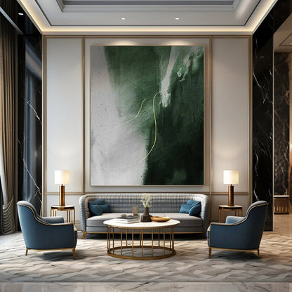 Enormous Hand - Painted Textured Abstract Painting for Music Room & Auditorium DKH1209