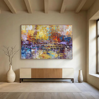 Immense Abstract Wall Art for Entryway & Bedroom DKH154