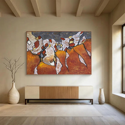 Customizable Large Abstract Art for Hallway DKH005