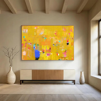 Custom - Crafted Abstract Painting for Artisan Workshop DKH038